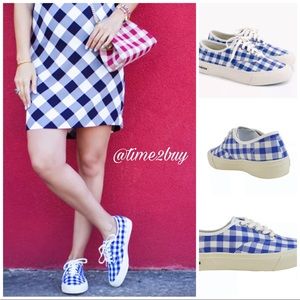 SeaVees® for J.Crew legend sneakers in gingham